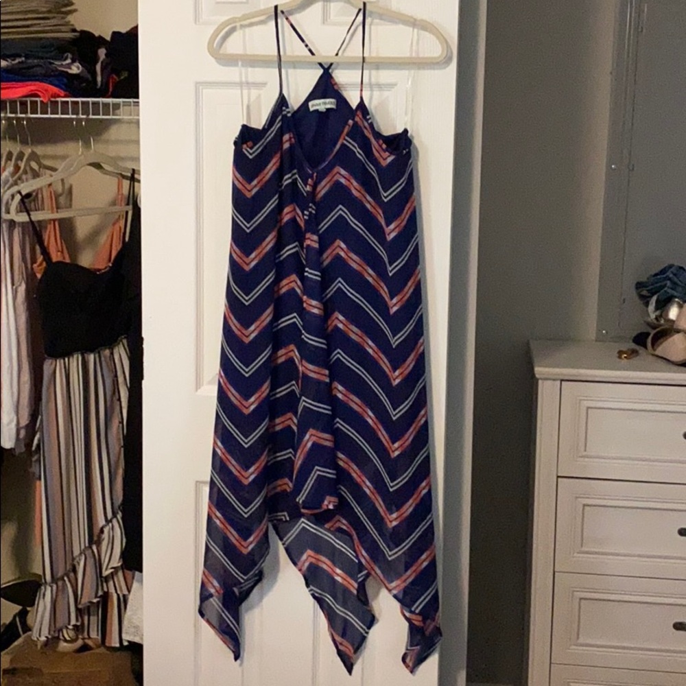 Blue handkerchief dress
